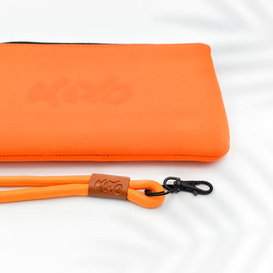 Kiyo Orange Reef Wristlet