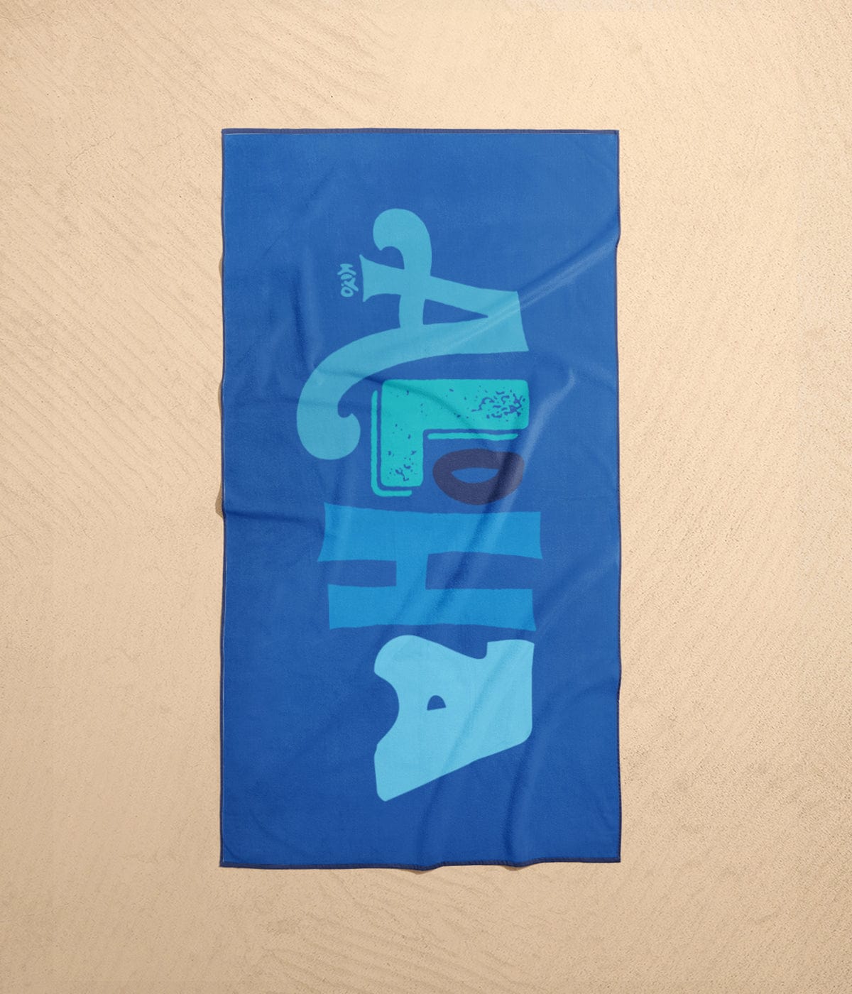 Kiyo Aloha Deep Blue Towel