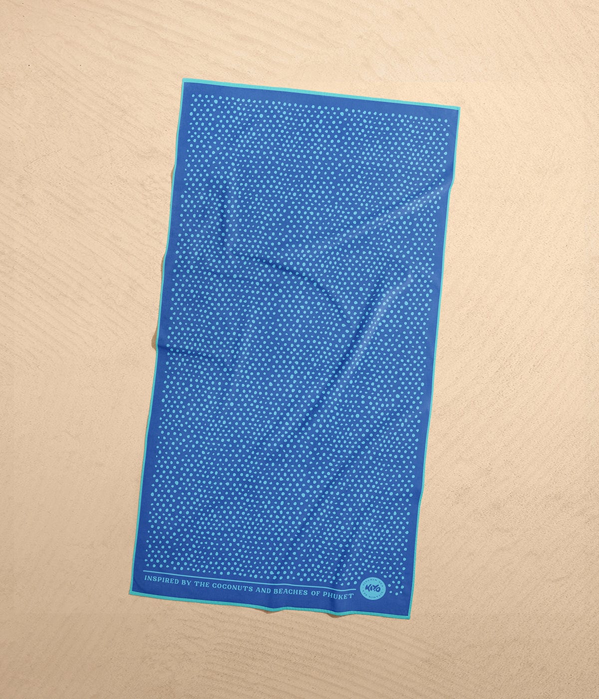 Kiyo Towel Blue Coconuts Beach Towel